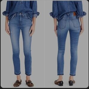 J. Crew Point Sur Size 26 10" Hightower Straight Jeans Let Down Hem